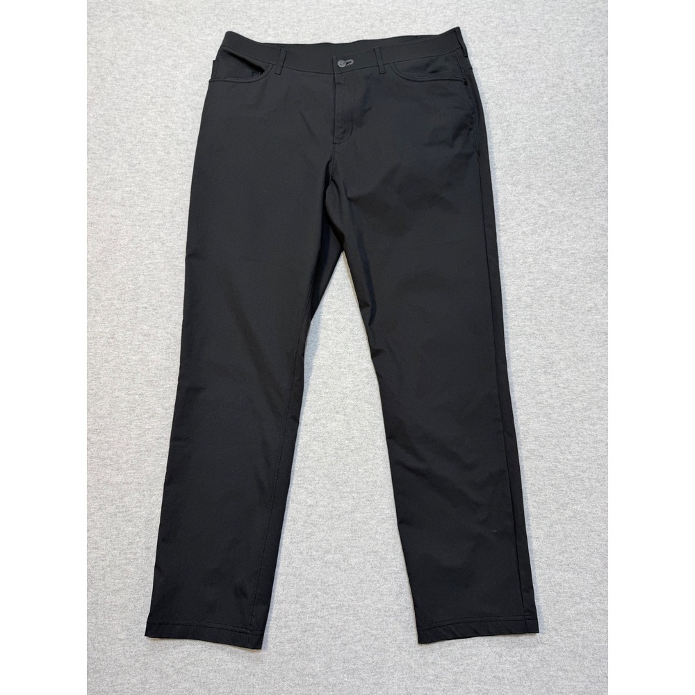 Public Rec Day to Night Pant Mens 35/32 Black Slim Straight Performance Tech